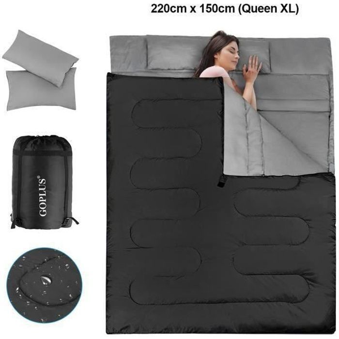 Sac de couchage 2 personnes grand froid Cdiscount