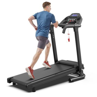Tapis De Course Pliable 12 Km/h – Inclinable 10%, Moteur 5 CV, LED, Bluetooth, Charge 120 Kg – Pour Marche Et Course