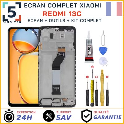 VITRE +ECRAN LCD Xiaomi Redmi 13C 6.74 Noir 23100RN82L,23106RN0DA, 23108RN04Y EUR 4,90 - FR
