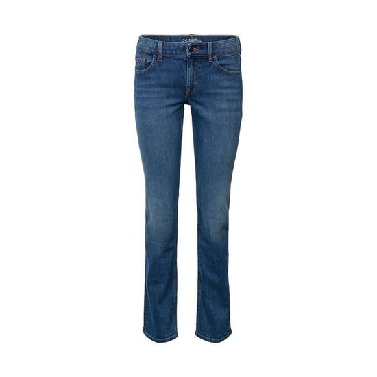 Jeans Coupe Droite ESPRIT Femme Pas Cher – Jeans Coupe Droite ESPRIT Femme