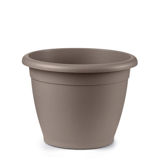 Acan Tradineur Vaso Rotondo In Plastica Effetto Vimini Per Piante, Diametro 60 Cm, Colore Verde, Con Fori Drenaggio, Per Interni Ed Esterni, Giardino E Casa - 2