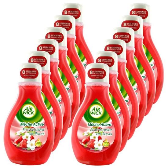 Air Wick Désodorisant Mèche Active Eaux Fraîches – Lot De 3 – Parfum Longue Durée 8 Semaines