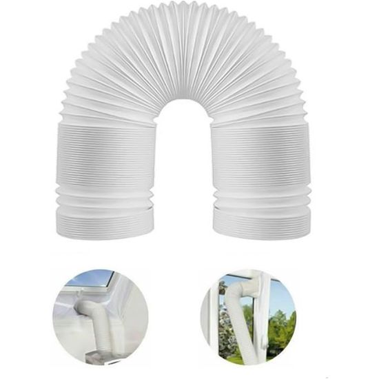 Tuyau Échappement Climatiseur Mobile 3m – Diamètre 150mm Flexible Pour Climatiseur Portable