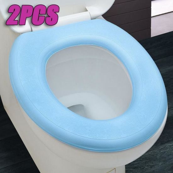 LOT DE 8 Housses De Siège De Toilette Universelles Avec Adhésif