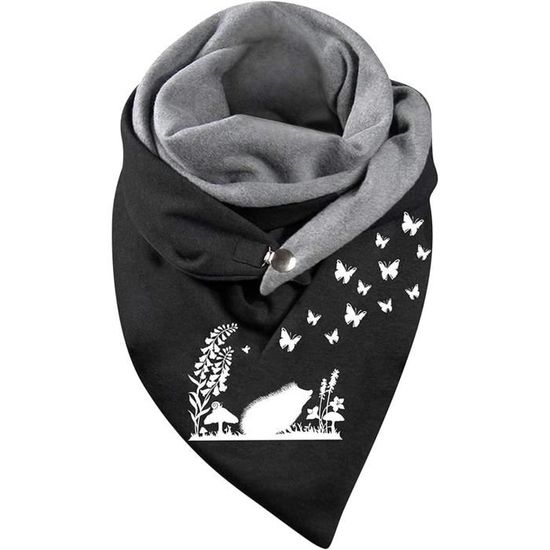 Écharpe Pour Femme - Imprimé D'Hiver Chaud - Élégant Foulard Écharpe Pour Femme - Imprimé D'Hiver Chaud - Élégant Foulard