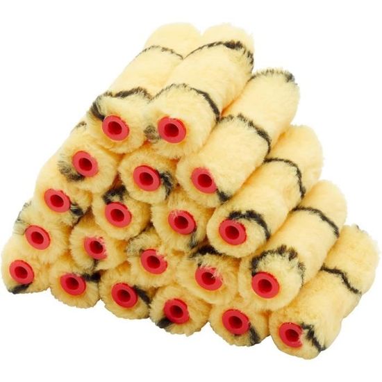 Lot De 15 Mini Rouleaux De Peinture 6 Pouces - Nap 3/8 Pouces - Polyester Serré - Neuf