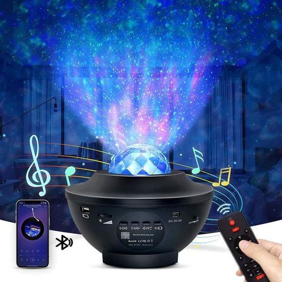 STARRY PROJECTOR LIGHT Projecteur Étoile Model BL-XK01 Noir avec ...