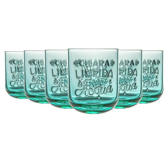 Verres Longdrink Bormioli Rocco Barshine - Lot De 6 - 38 Cl - Vert - Design Rétro Années 70 - 1