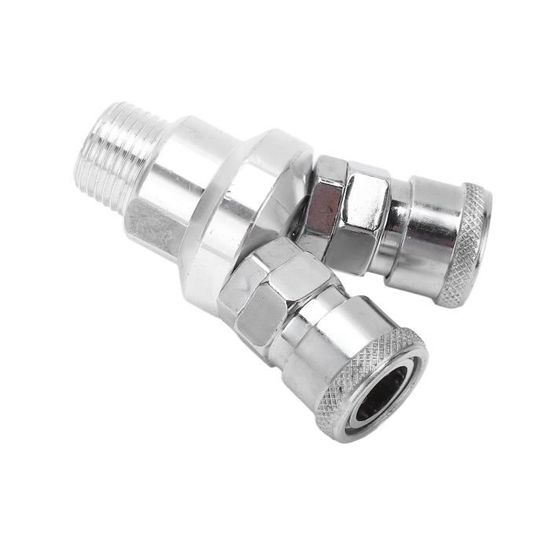 Lot De 2 Raccords En T Laiton 1" G1 - DN25 3 Voies AG X IG X IG X IG Pour Plomberie Chauffage