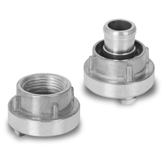 Corps D'Accouplement CPC Chromé MCD1602 - 1/8" - Pour Montage Sur Panneau à Soupape - En Laiton - Occasion