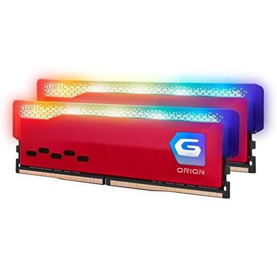 Kit Barrettes Mémoire 32Go  2x16Go  DIMM DDR5 Lexar Ares RGB 7200MHz Noir 249429  480