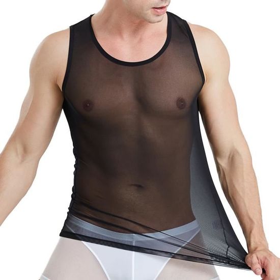 Debardeur homme transparent online