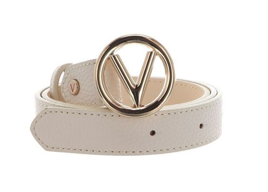 VALENTINO Gürtel Roof Plaque Buckle Belt W75 Rosso Scuro / Oro