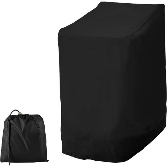 Gresonic Housse De Protection Pour Cabane De Jeu – Tissu Oxford 420D, Imperméable Anti-UV, 145x145x160 Cm (Noir)