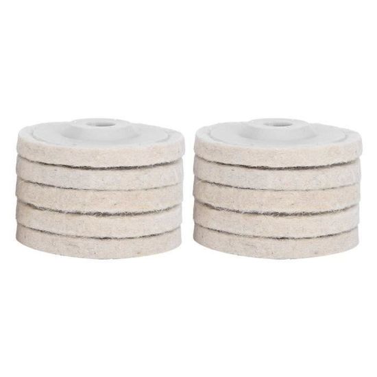 Lot de 3 disques de ponçage de rechange de 10,4 c avec écrou de Lot de 3 disques de ponçage de rechange de 10,4 c avec écrou de