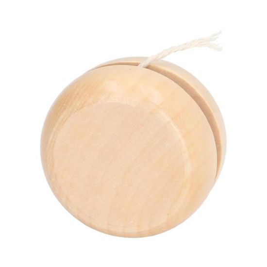 Lot 6 Yoyos En Bois Victse – Motifs Animaux Colorés – Cadeau Pochette Pour Fêtes Enfants