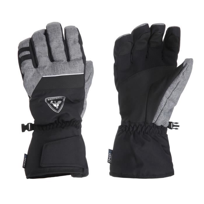 ROSSIGNOL Gants de ski TECH IMPR GT - Adulte - Gris