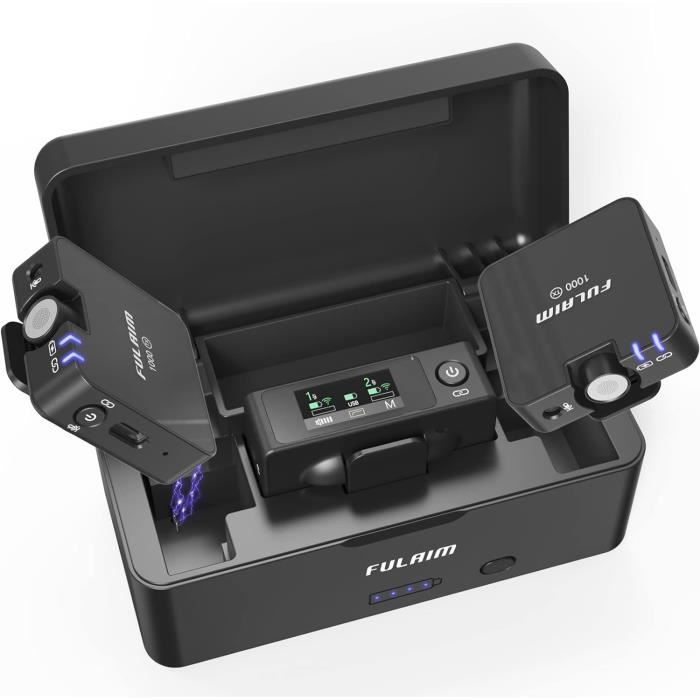 Micro Cravate Sans Fil Avec Récepteur | Compatible IPhone, Android, PC Pour Streaming Et Vlog