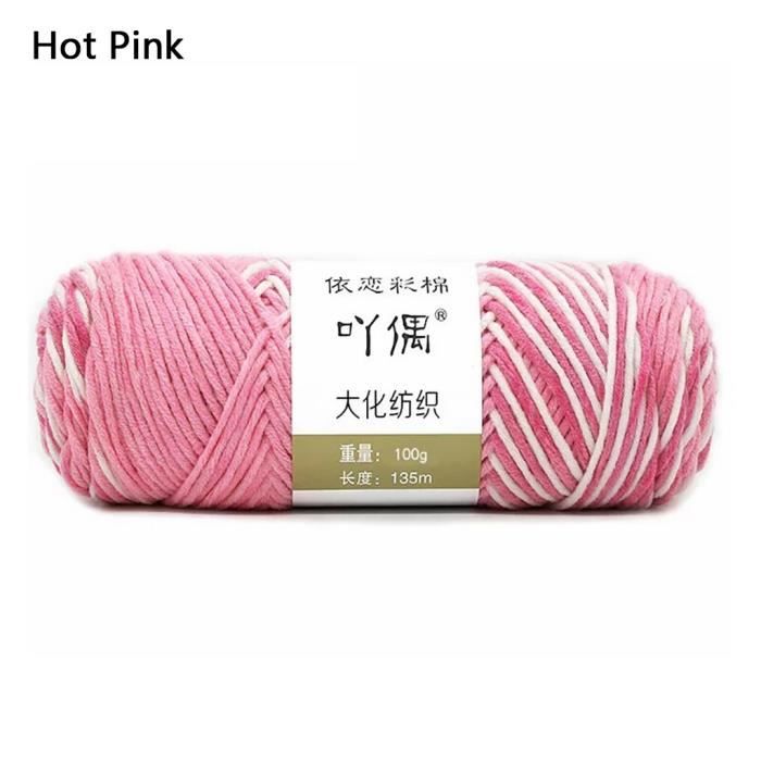 100g barre de fil de coton de lait couture main bricolage écharpe ligne ménage chaud FWT90902003HOT_Liveadven
