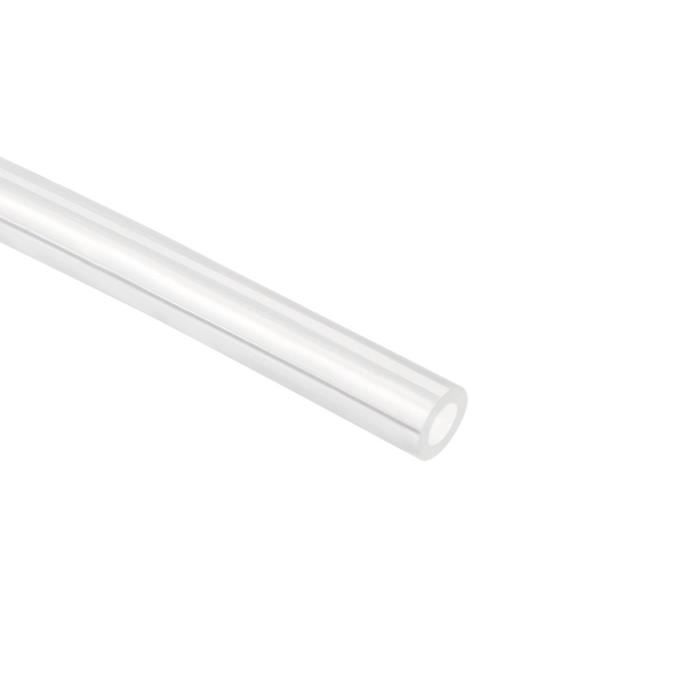 Tube en silicone ID 1mm X 2mm OD 16.4'' Tuyau flexible en caoutchouc Tuyau Air Transparent pour transfert de pompe