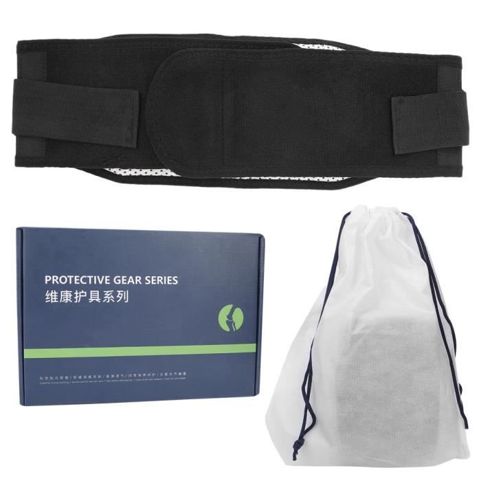 Atyhao ceinture de soutien de taille Ceinture de soutien à la taille aimant chauffant respirant plaque d'acier dos soins lombaires