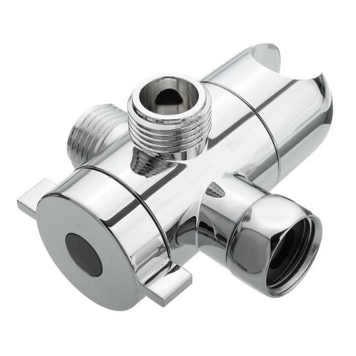 Robinet vanne,Valve de dérivation de pomme de douche à 3 voies, connecteur en t adaptateur de douche réglable, - Type A1