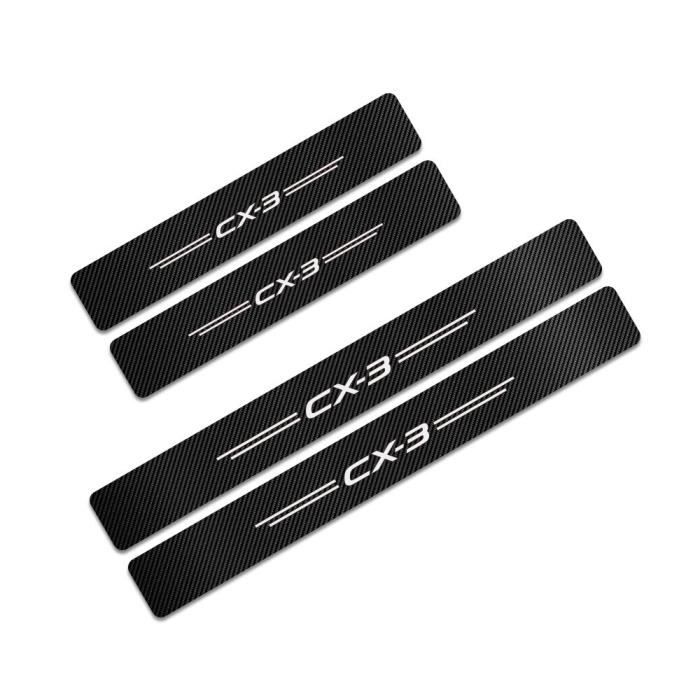 For CX-3 -Protecteur de seuil de porte de voiture, autocollant pour Mazda Demio CX 5 CX5 CX 3 CX3 Axela Atenza MS MPS, accessoires d