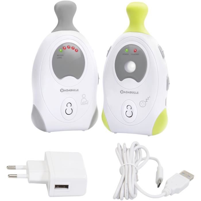 BADABULLE Baby Online 300m+ Babyphone Audio avec Veilleuse