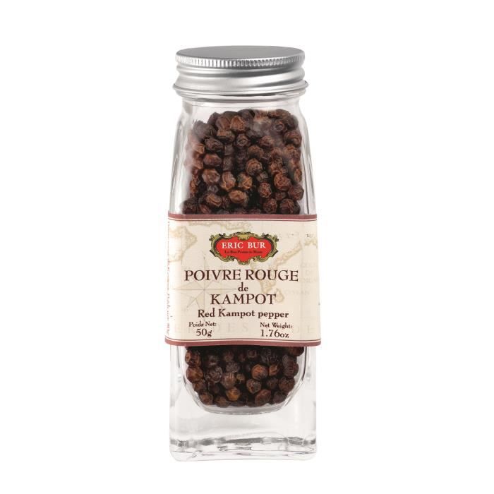 ERIC BUR Poivre Rouge de Kampot - 50 g