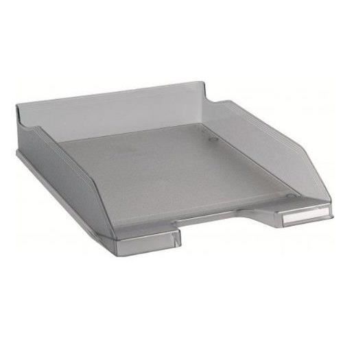 Exacompta Combo 2 Corbeille à courrier Gris translucide Lot de 6