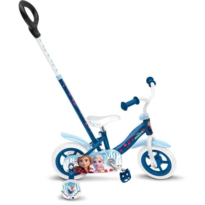 DISNEY - VELO FROZEN 10- Pignon fixe et Canne