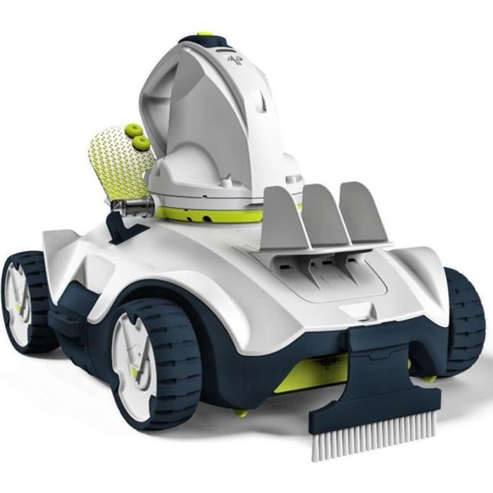 Robot Nettoyeur de Piscine Hors Sol 65 m² Kokido Manga Plus Batterie 120 min Capacité 7,2 L