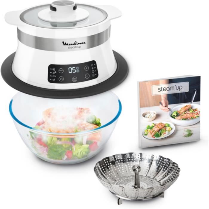 Cuiseur vapeur Moulinex Steam Up VJ504010 • Cuiseur - Mijoteur • Cuisine et cuisson