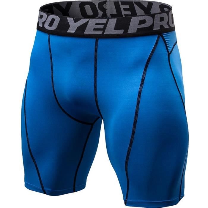 Shorts Homme Compression Short de Sport Fitness Collant Stretch Séchage Rapide
