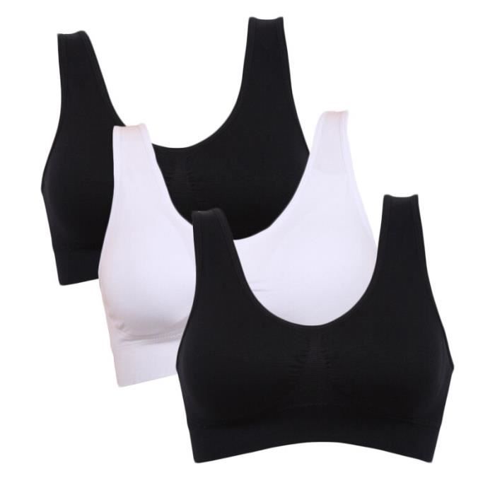 3 pièces/ensemble Sexy soutien-gorge avec coussinets sans couture Push Up grande taille XXXL sous-vêtements sans fil confortable act
