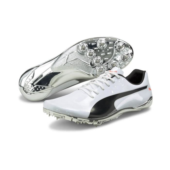 Chaussures de running Puma EvoSpeed Electric 10 - blanc/noir/orange - 42,5