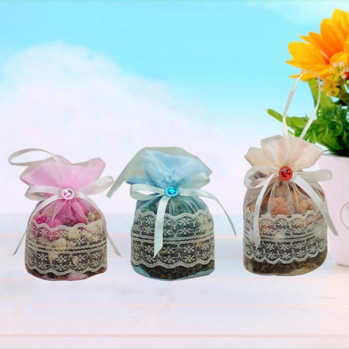 3 pièces Sachet rond encens fleur séchée fraîche emballé sachet fonctionnel pour le goût humide SAC PROTECTION - SACHET
