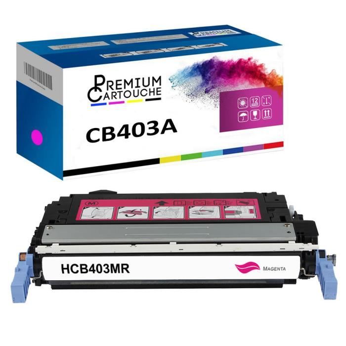 Toner CB403A Magenta Compatible pour HP Color LaserJet CP4005 CP4005N CP4005DNHP Color LaserJet CP4005 CP4005N CP4005DN HP Color Las