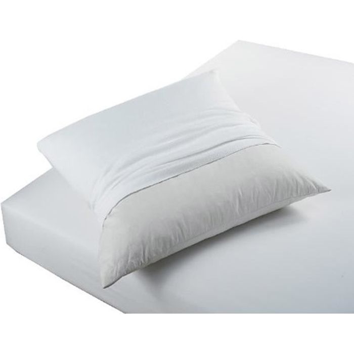 Protège oreiller coton absorbant 60x60 BIEN-ETRE