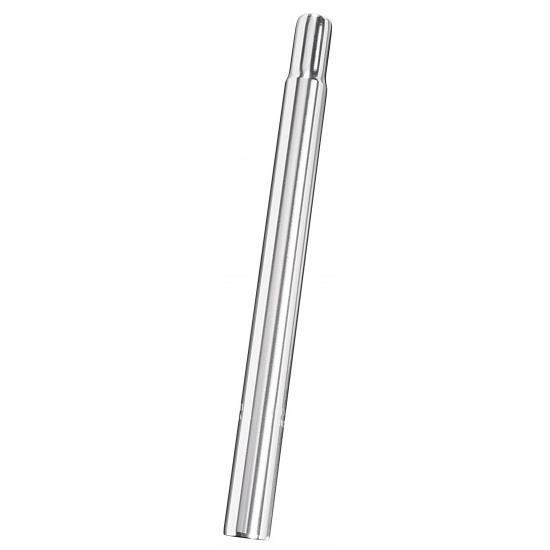 la tige de selle de bougie fixe 25,0 x 350 mm en acier argent
