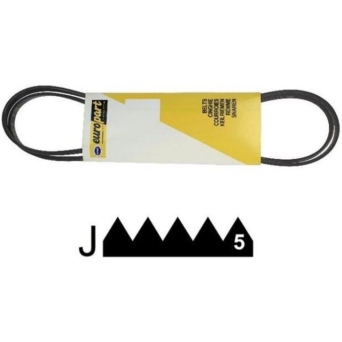 VEDETTE. Courroie 1281 5pje Pour LAVE LINGE Ref AS0033204