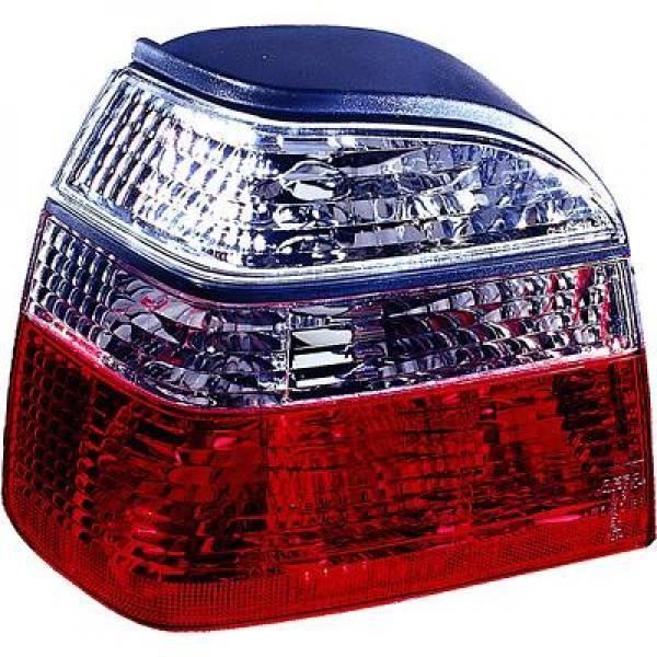 Kit de feux arrières blanc rouge VOLKSWAGEN GOLF 3 de 91 à >> - 2212395