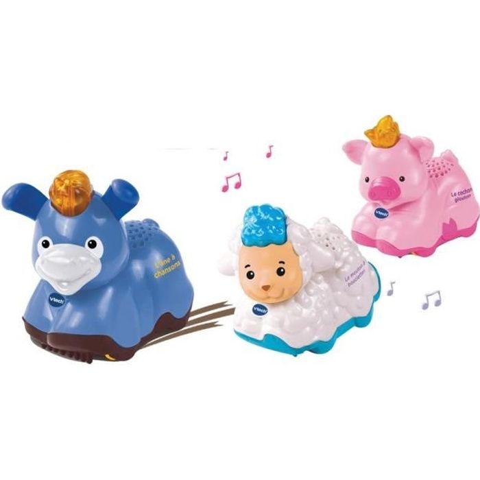 VTECH - Tut Tut Animo - Coffret Trio - Animaux de la Ferme