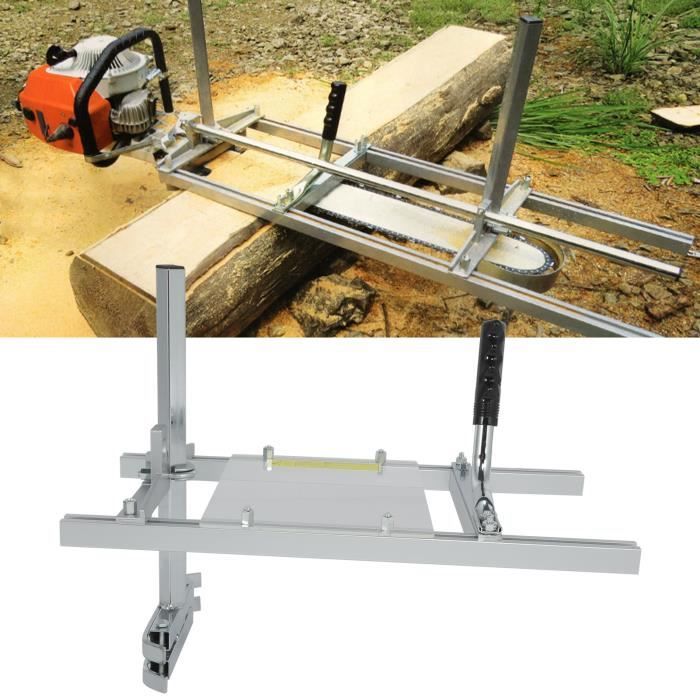 FAELY Moulin à Scie à Chaîne Portative, Chainsaw Mill en Aluminium et Acier Inoxydable (20 pouces)