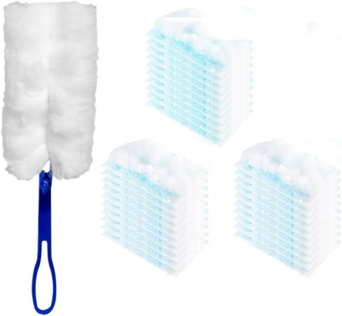 Plumeau Magnétique Poussière 20 Recharges 1 Manche Pour Plumeau Swiffer - Microfibre Magnétique Pour Poussière - Maison, Bureau, Voiture Plumeau Jetable Maison Plumeau Magnétique Poussière 20 Recharges 1 Manche Pour Plumeau Swiffer - Microfibre Magnétique Pour Poussière - Maison, Bureau, Voiture Plumeau Jetable Maison