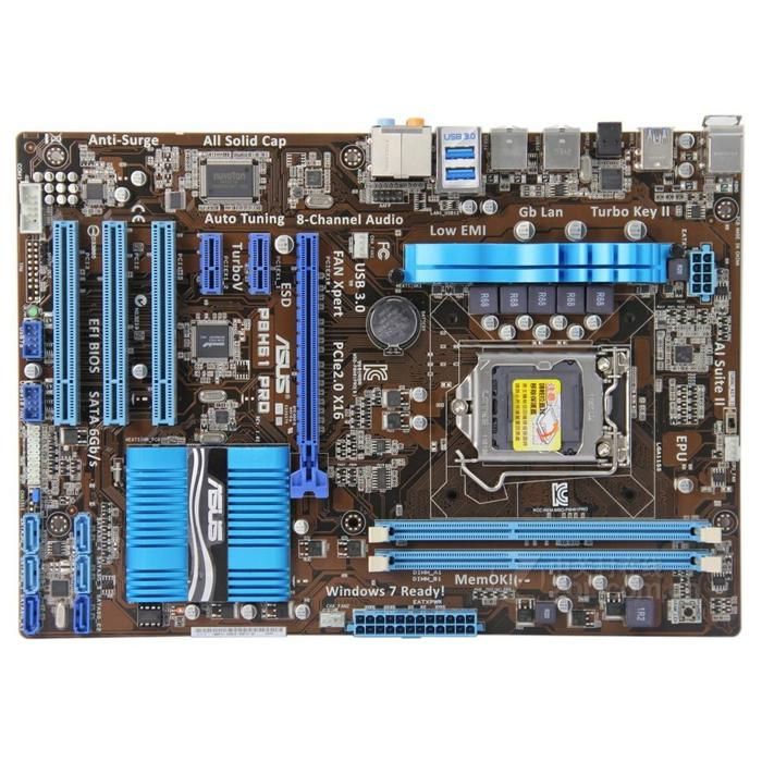Carte mère ASUS P8H61 PRO Intel H61 LGA 1155 2xDDR3 16GB ATX - Asus