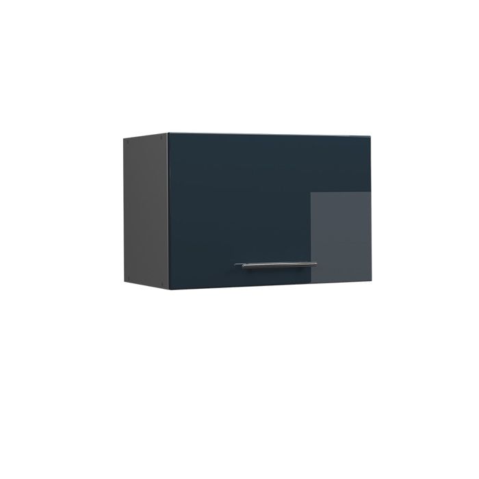 Elément haut de cuisine Fame-Line 60cm Plat Bleu foncé brillant/Anthracite Vicco 48830