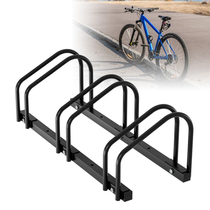 Râtelier 3 Vélos Au Sol Ou Mur – Support Robuste Acier Galvanisé – OXEO Made In France