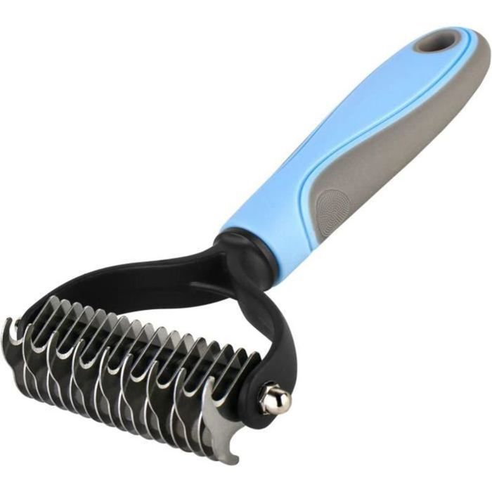 Brosse pour ChienBrosse pour Chien Professionnel et Chat à Poil LongBrosses de Toilettage Anti Sous Poils pour Animaux
