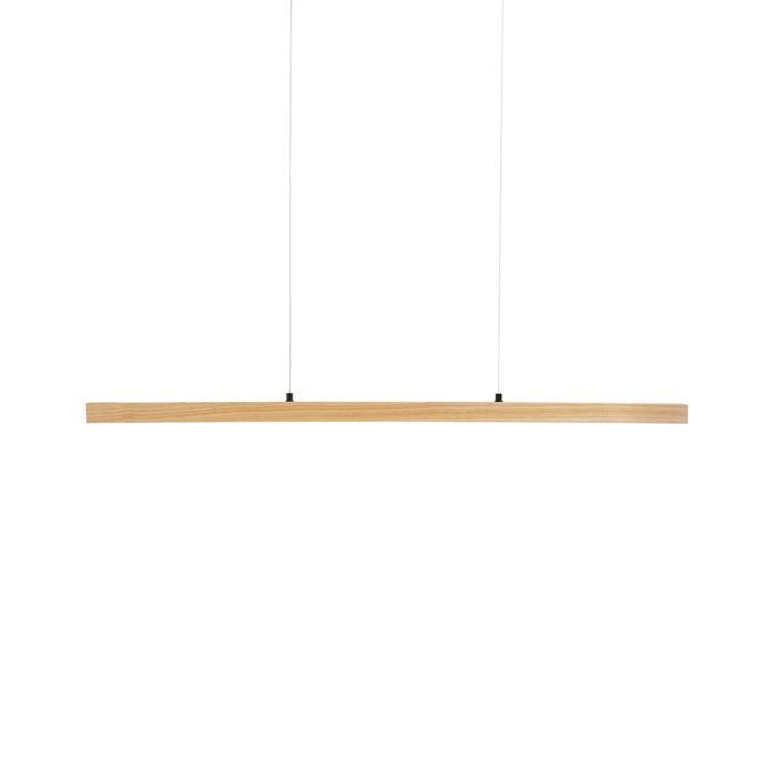 Lampe LED suspendue STEWARTS Avec variateur Bois de chêne Marron clair Lampe LED suspendue STEWARTS Avec variateur Bois de chêne Marron clair